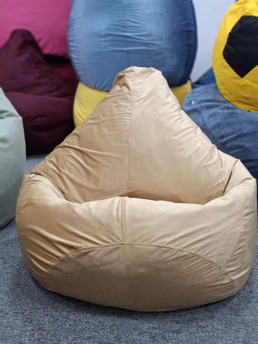 Кресло мешок от The NOM, бин бэг, оригинал наполнителя, сервис