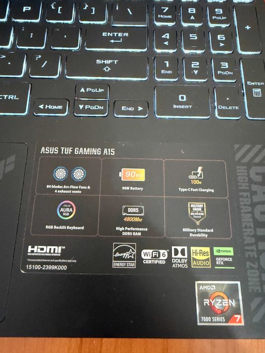 Laptop Gaming ASUS TUF A15