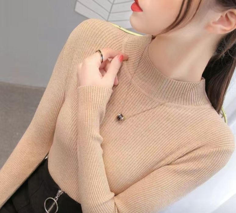 Новый Женский свитер кофта водолазка