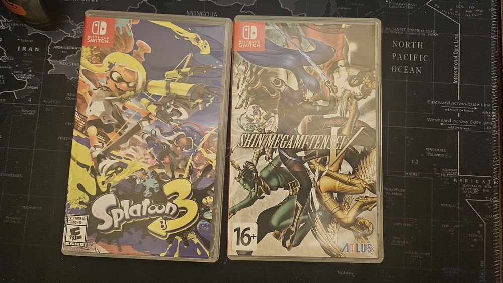 Игры на nintendo switch (Splatoon 3, Shin megami tensei 5)