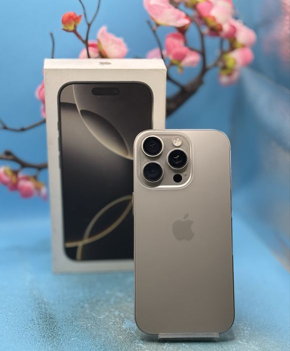 Apple iPhone 16 Pro, 256GB, 5G, Natural Titanium