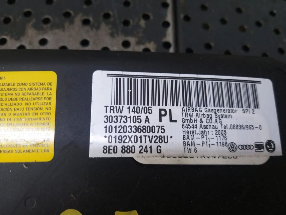 Airbag scaun stanga fata audi a4 b7 8e 30373105a 8e0880241g 30354660