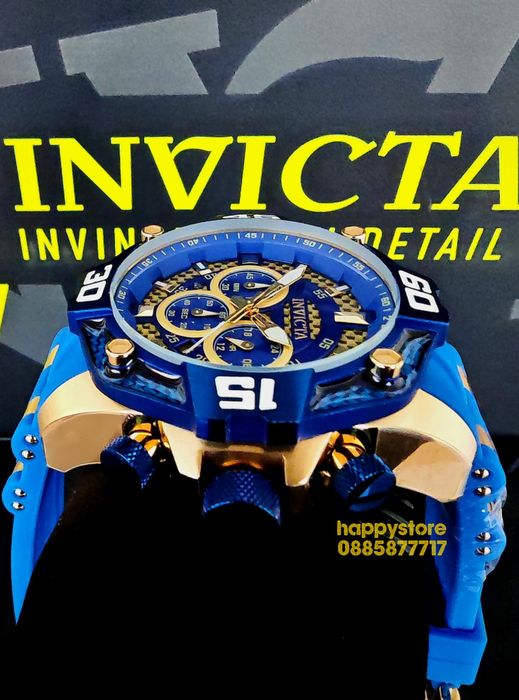 INVICTA Pro Diver Rush Blue 52 mm, Инвикта нов ръчен часовник
