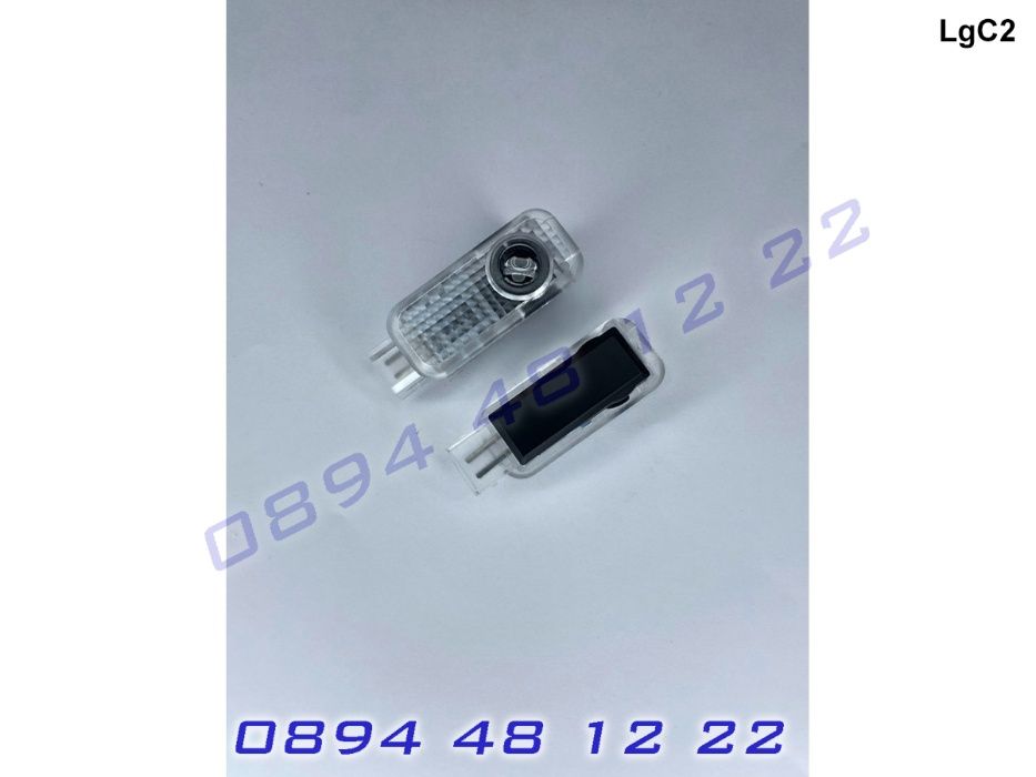 ЛЕД Светещо Лого Проектор Врата Автомобил Кола Проектори Porsche Порше