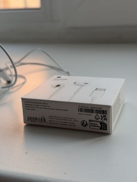 проводные наушники apple оригинал