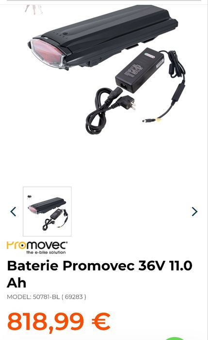 Baterii de bicicleta electrica . 36v