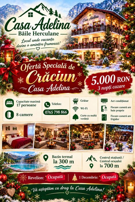 Cazare Baile Herculane Casa Adelina 3***