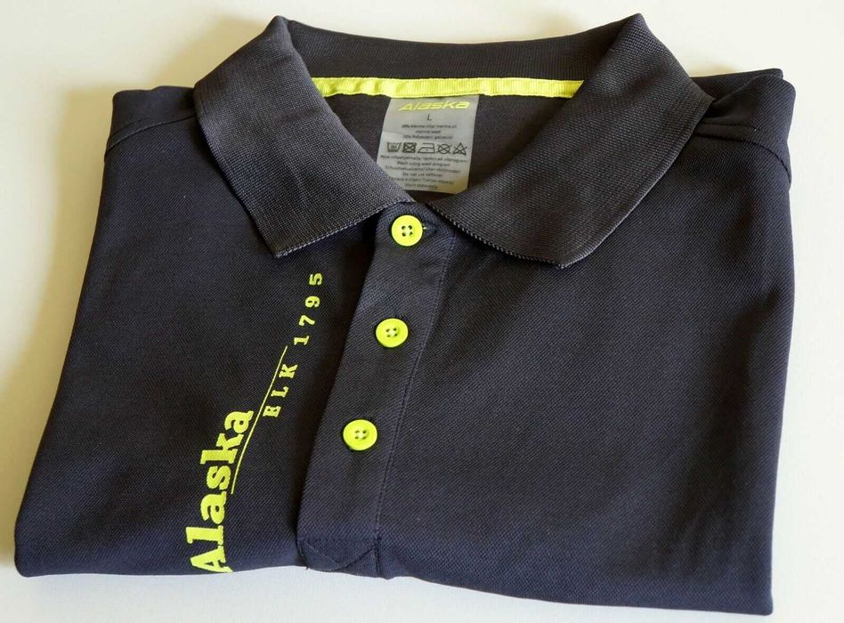Поло ловна тениска Alaska Elk Glenmore / Нова / Черна / Размер - L