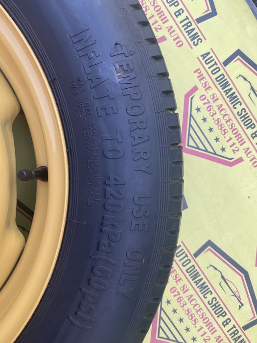 Roata rezerva îngustă slim originala Honda CR-V 155/90/17 5x114,3