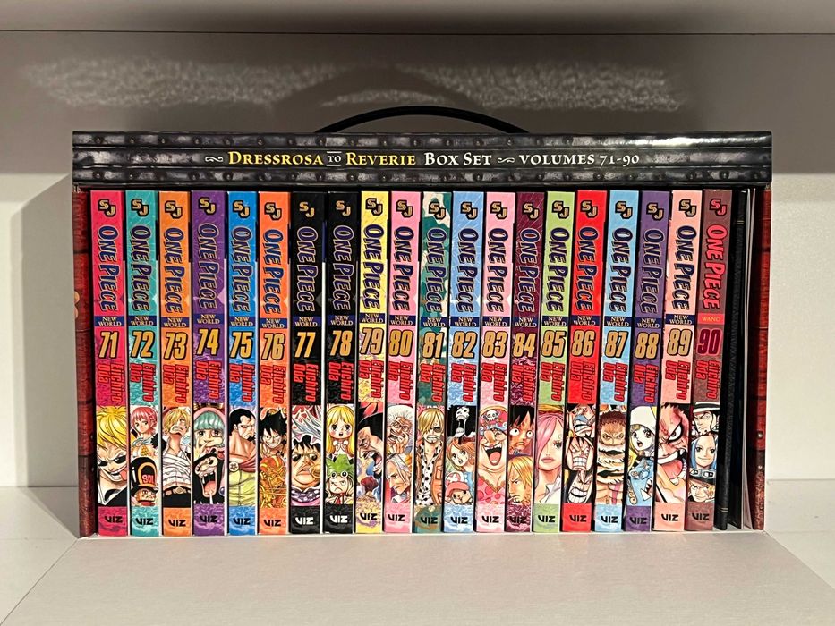 One Piece – Box Set 71–90 și 91–100 – stare foarte bună