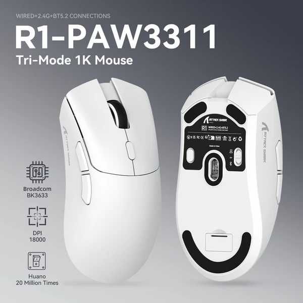Игровые мыши Mouse Attack Shark R1/X8 Pro/X8 SE/X8 Ultra ///