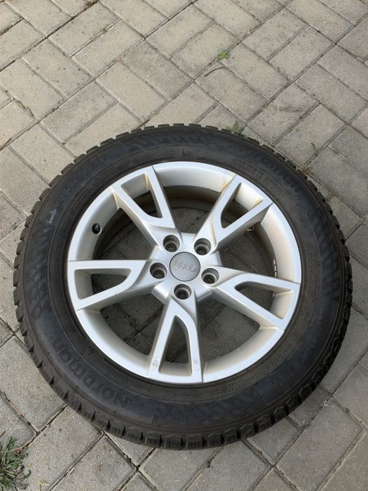 Jante + Cauciucuri iarna 215/60/17 5x112 ET 33 Audi/Volkswagen/Skoda/Seat
