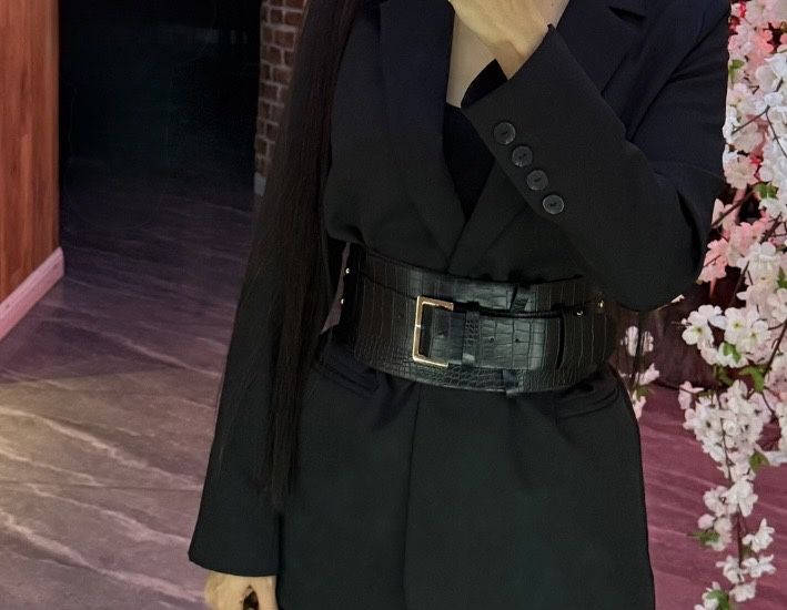 Пиджак оверсайз черный