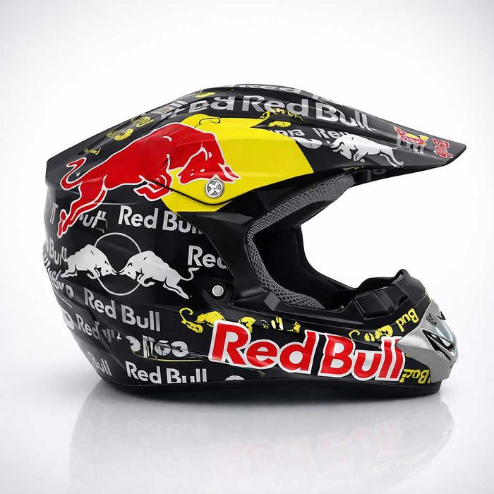 Кросова каска RED BULL, Full Face, DOT Сертификат, Размер: S; M;