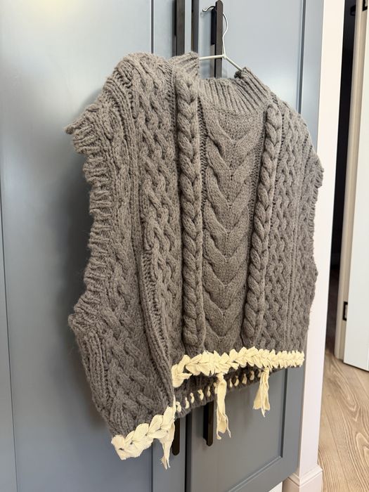 Вязаный жилет ZARA