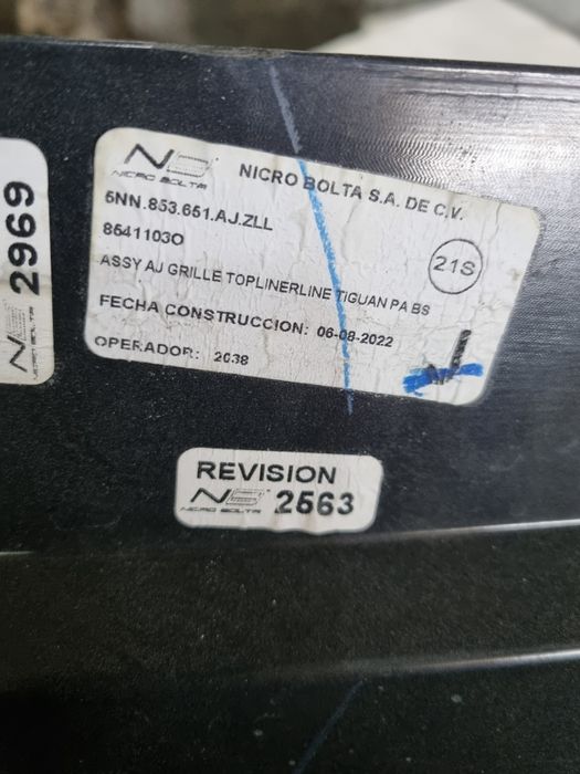 Grila centrala Vw Tiguan R ' line 2022