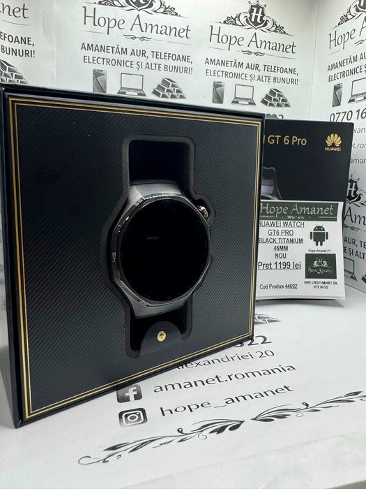 Hope Amanet P1/ HUAWEI WATCH GT6 PRO 46MM ! NOU ! / COD 44692
