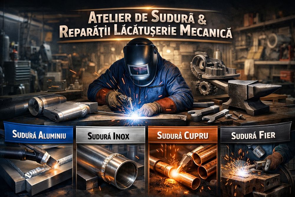 Sudură profesională jante, rezervoare și piese metalice – Aluminiu, In