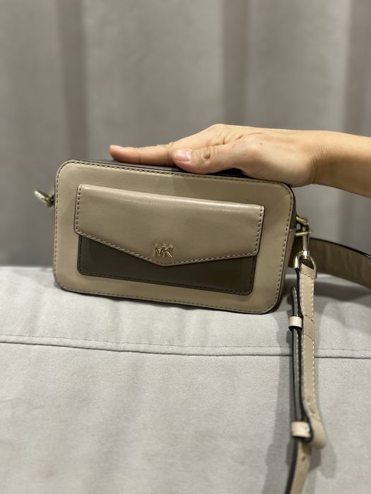 Сумка Michael Kors Leather Tri Color Camera Bag Оригинал