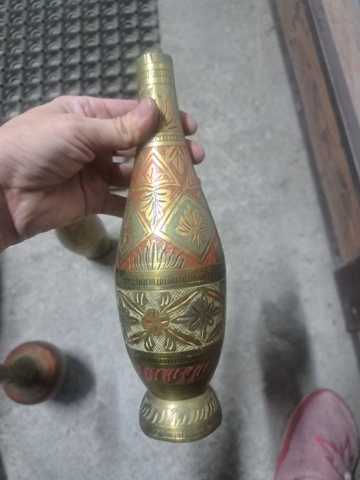 Продам три индийские бронзовые вазы