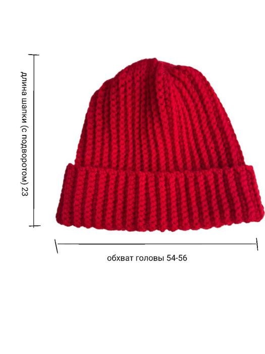 Вязанная шапка и варежки