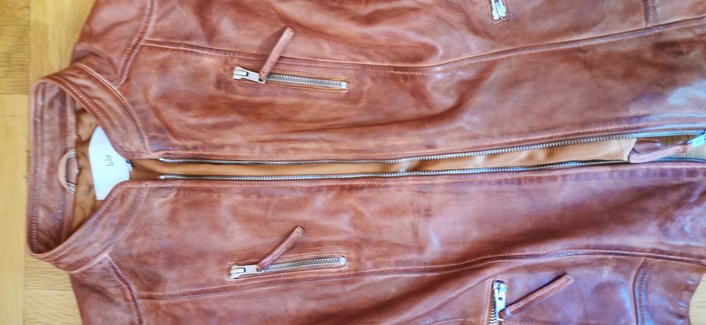 Ново кожено яке. Размер 36 или S