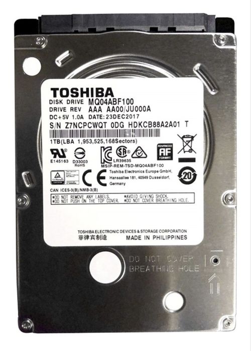 Жёсткие диски HDD, SSD
