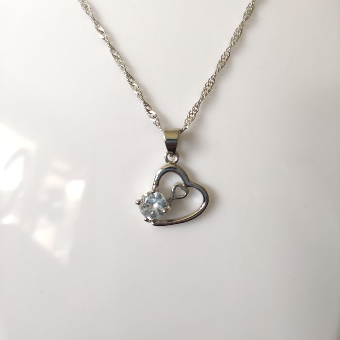 Сребърен комплект с печат 925 + подаръчна опаковка