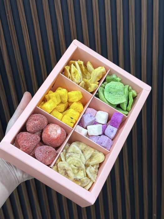 Сублимированные фрукты и мороженое