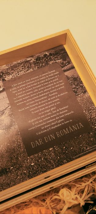 Set Cadou Palincă Zetea Cutie Lemn