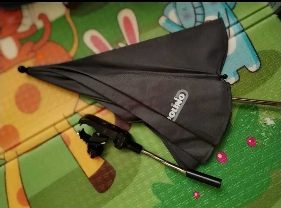 Бебешка количка с два коша + проходилка и чадър