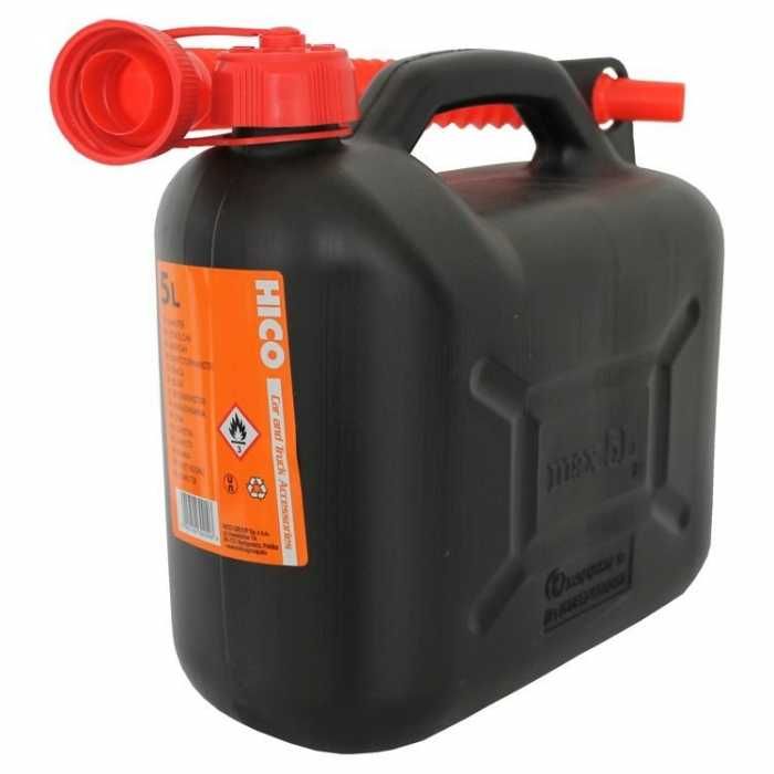 Пластмасова туба за гориво с накрайник HICO - 5L, 10L, 20L