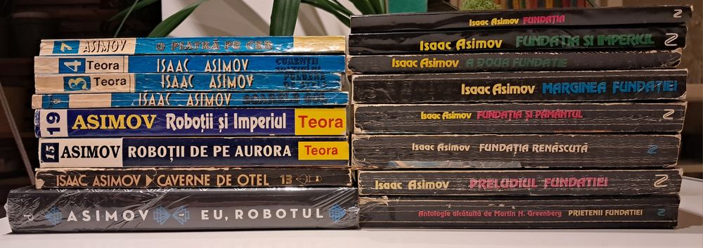Asimov – Seria completă Roboți + Imperiu + Fundația | 16 cărți SF