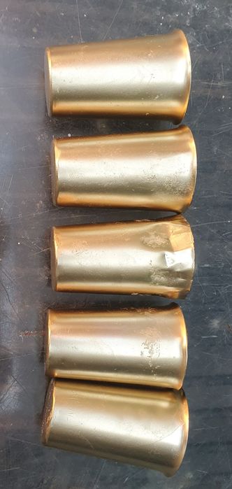 Pahare aluminiu 5 buc.gold