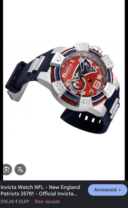 Invicta original grand NFL USA