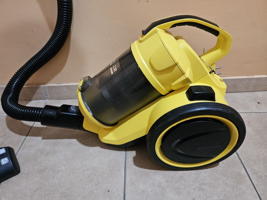 Пылесос в рабочем состоянии