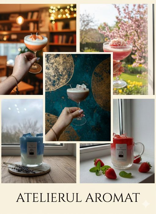 Aranjamente florale si lumânări din ceară de soia