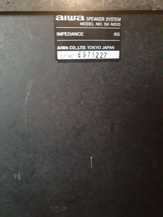 5 Броя тонколони Aiwa