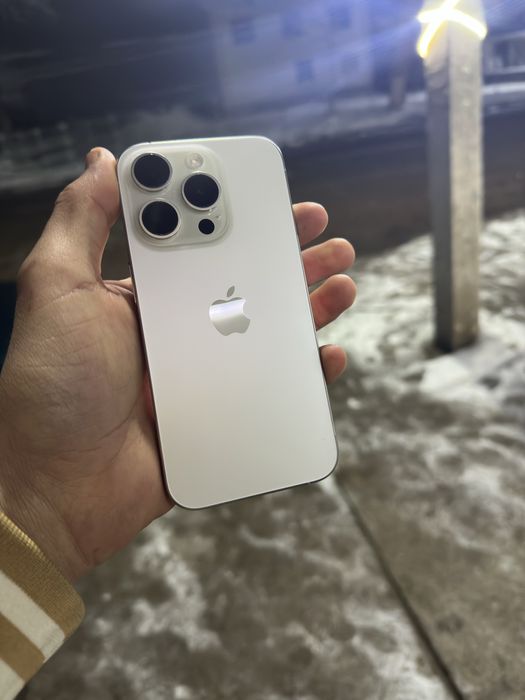 Iphone 15 pro white kelishamiz