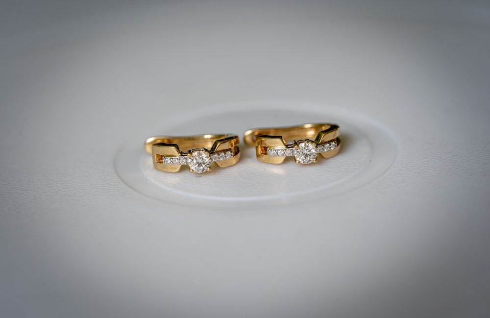 cercei aur 18k diamante certificat