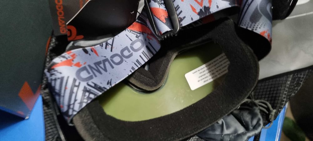 Set NOU Casca + Ochelari Schi Odoland - Marimi L  si M - UV400