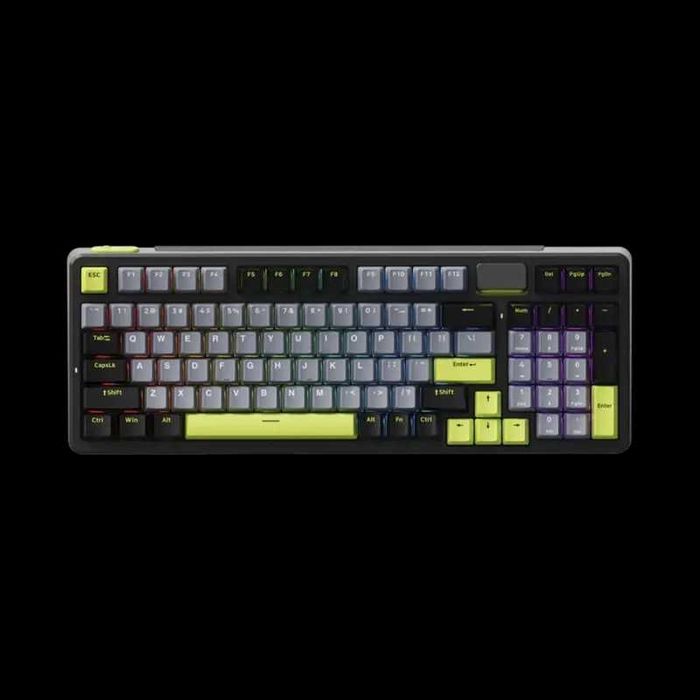 Rapoo V700DIY-98 Black Grey Green игровая клавиатура