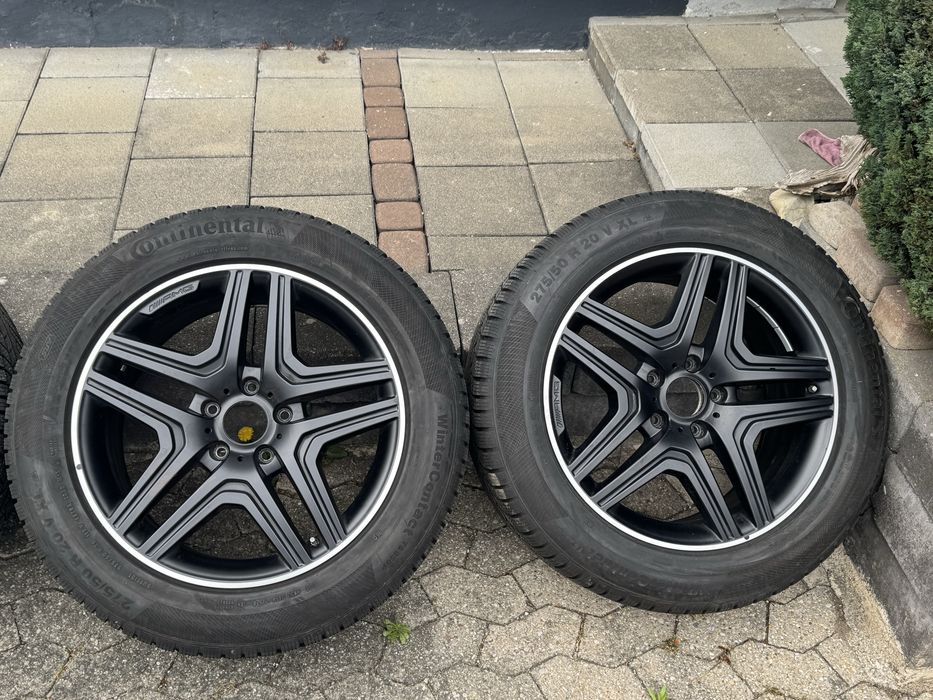 4 jante originale mercedes G klass 63Amg anvelope iarna 2024 275/50/20     Mercedes-Benz G-Class W463