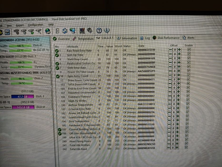 Vând HDD Seagate Barracuda 8Tb Transport gratuit