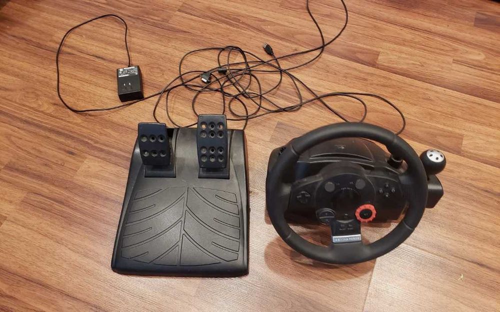 Logitech Driving Force GT E-X5C19 Steering Wheel with Pedals PC PS3