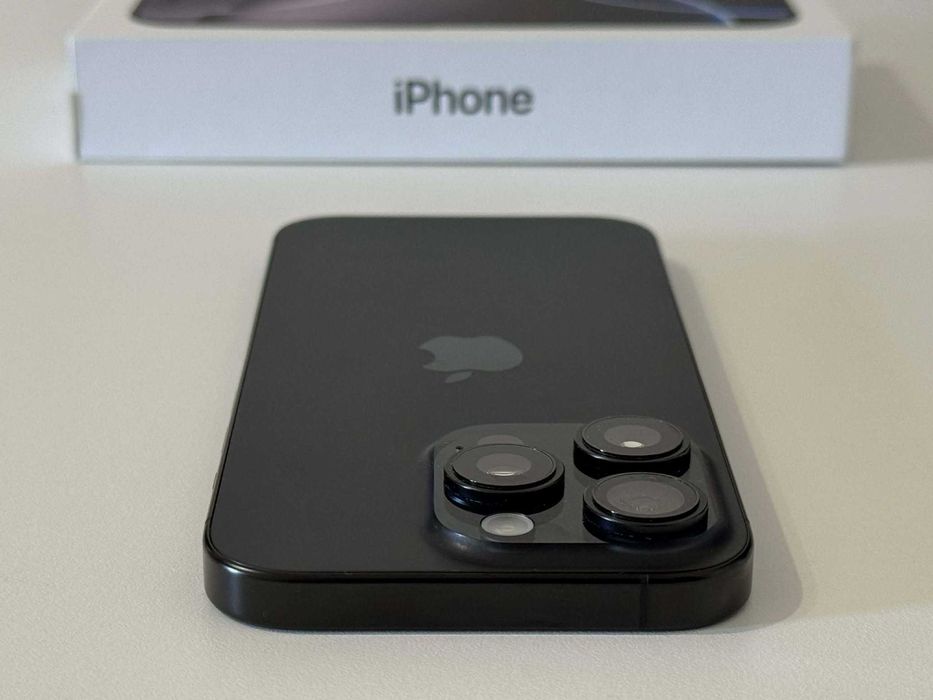 Бартер! Като НОВ! 98% Батерия! iPhone 16 Pro Black Titanium (Черен)
