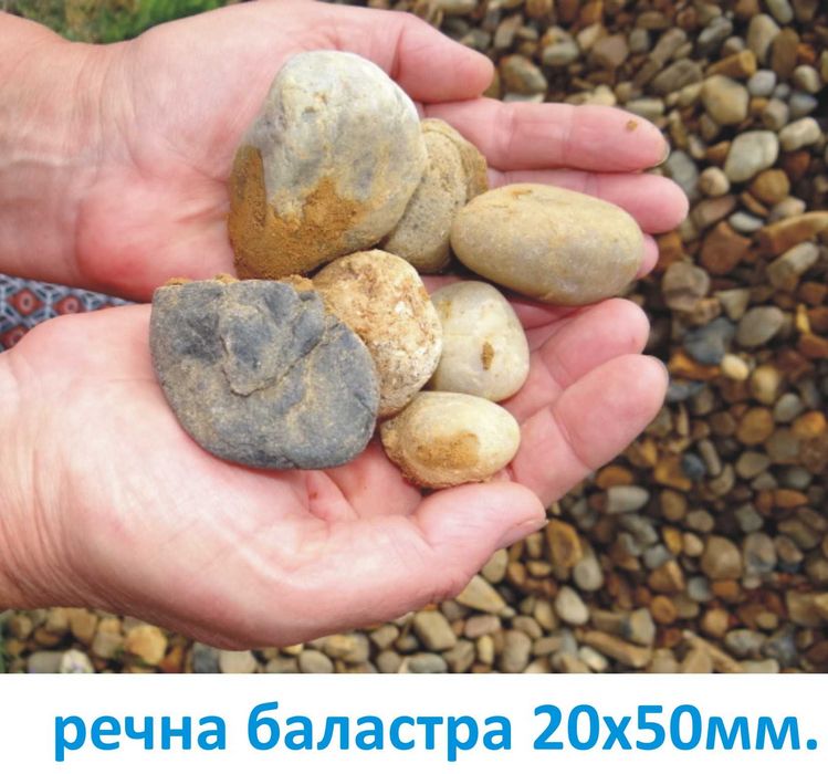 ситен РЕЧЕН камък Филц и чакъл Баластра