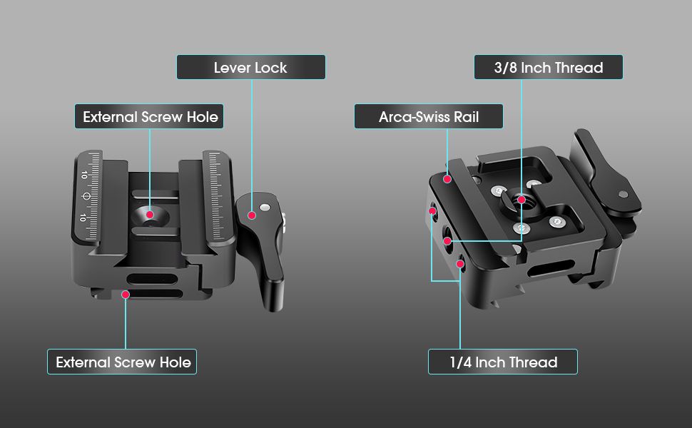 Карбонов трипод Manbily за Arca/Picatinny релса за лов/стрелба