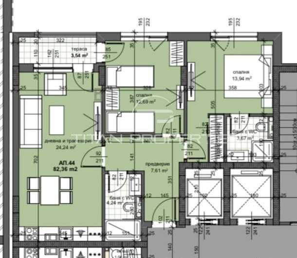 Продава се Тристаен апартамент в Пловдив, Тракия - 96 кв.м за 1490 €/кв.м - Снимка #7