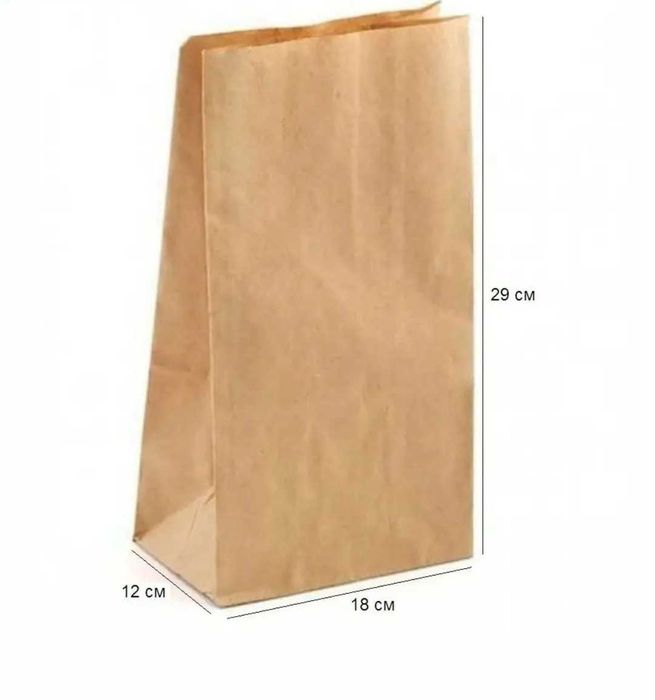 Крафт пакеты без ручек